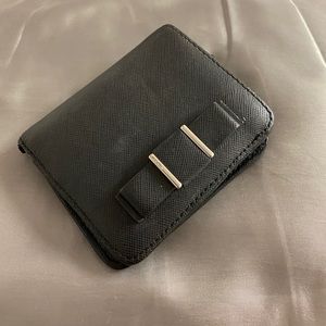 Black Leather Coach wallet